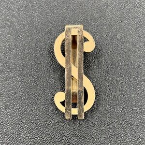 Gold Tone Dollar Sign SWANK Money Clip